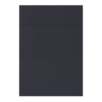 Façade de cuisine 1 tiroir et 2 casseroliers Stevia bleu mat l. 50 cm x H. 72 cm GoodHome - Goodhome