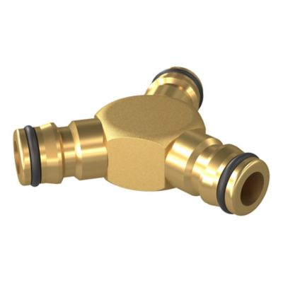 Connecteur male en laiton 3 voies GoodHome