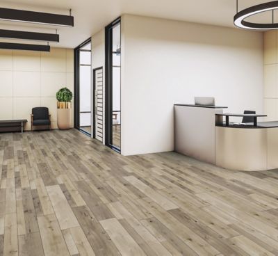 Sol stratifié Bexhill GoodHome effet chêne 8mm - 138 cm x l.19 cm