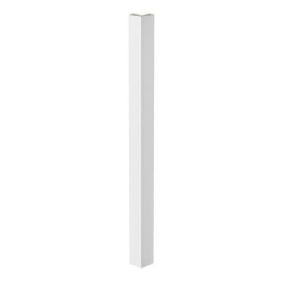 Fileur d'angle extérieur Stevia blanc brillant H. 71,5 cm Caraway Innovo GoodHome - Goodhome