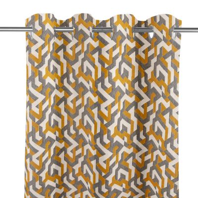 Rideau Tinui 140 x 260 jaune GoodHome