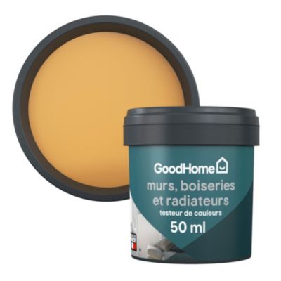 Testeur peinture intérieure couleur GoodHome satin cádiz orange 50ml