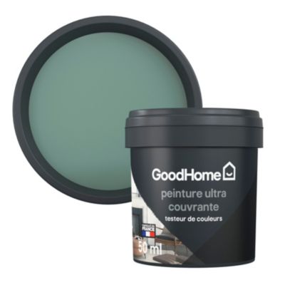 Testeur peinture couleur 2 en 1 velours GoodHome forêt eucalyptus 50ml