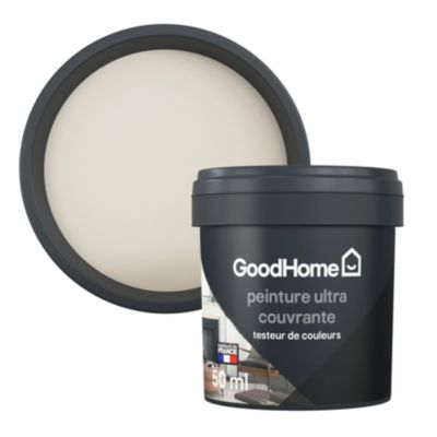 Testeur peinture couleur 2 en 1 velours GoodHome travertin 50ml
