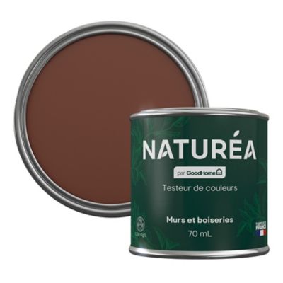 Peinture testeur de couleur Naturéa par GoodHome terre d'argile velours 70 ml