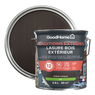 Lasure extérieure chêne rustique satin 12 ans GoodHome 2.5L
