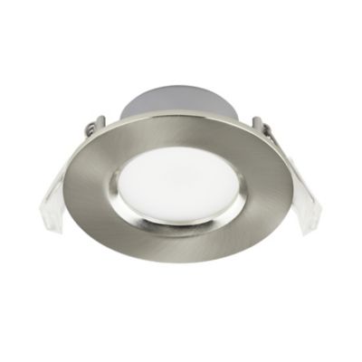 Spots à encastrer Boze LED intégrée 345lm 4.7W IP65 GoodHome chrome