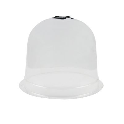 Cloche à salade petit modèle Verve en polyéthylène transparent Ø25,5 x H.20,5 cm