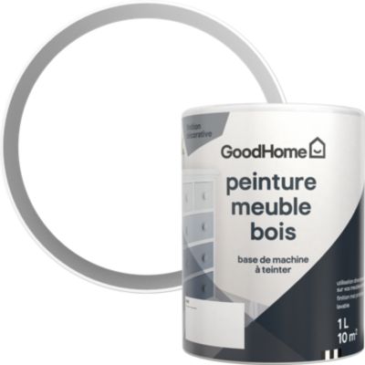 Peinture meubles bois GoodHome mat poudré base A 1L