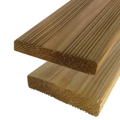 Lame de terrasse pin du Nord Potomac Klikstrom L.240 x l.12 x ép. 2,1 cm