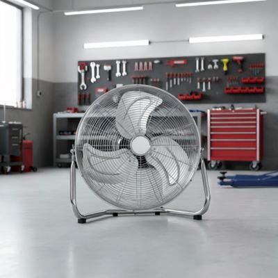 Ventilateur industriel ø45 cm chrome