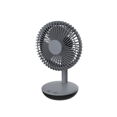 Mini ventilateur de table ø15 cm gris
