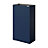 Meuble lave mains à poser GoodHome Imandra bleu nuit mat L. 44 x H. 79 x P. 23 cm