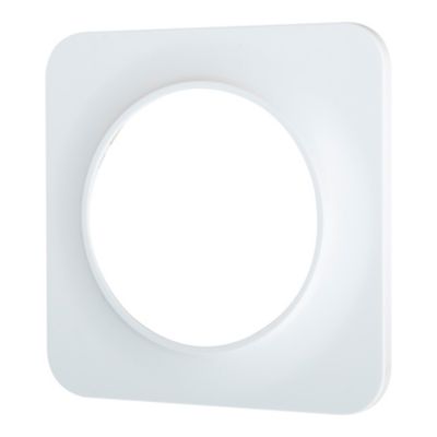 Plaque de finition simple Jacobsen Espen blanc