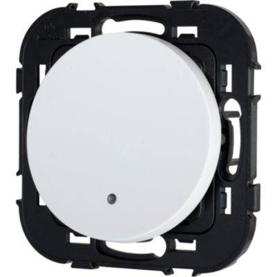 Poussoir à voyant Jacobsen Espen blanc à composer