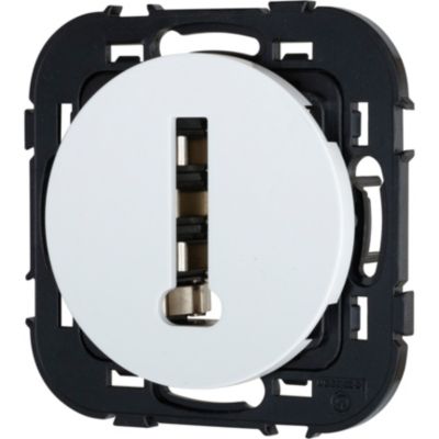 Prise de téléphone Jacobsen Espen blanc à composer