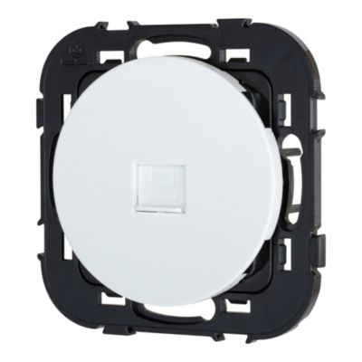 Prise RJ45 Jacobsen Espen blanc à composer