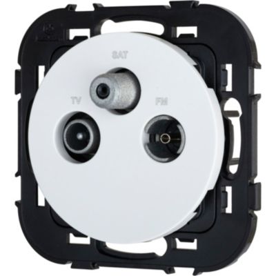 Prise TV/FM/SAT Jacobsen Espen blanc à composer