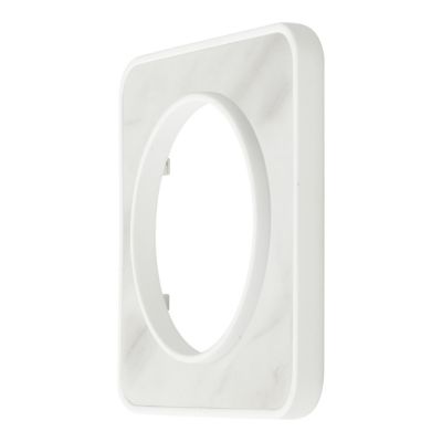 Plaque de finition simple Jacobsen Espen marbré blanc