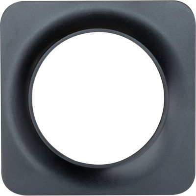 Plaque de finition simple Jacobsen Espen noir