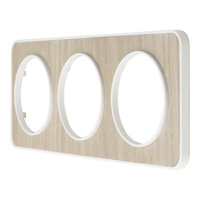 Plaque de finition triple Jacobsen Espen chêne clair