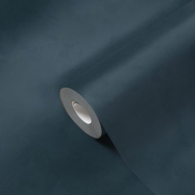 Papier peint Vinyle Intissé GoodHome Izier bleu marine