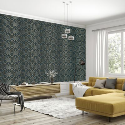 Papier peint Intissé GoodHome Malah ble