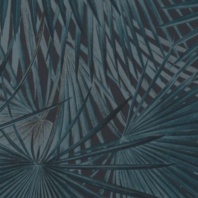 Papier peint Vinyle Intissé GoodHome Pyte ble foncé