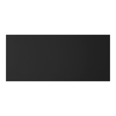 Porte de meuble de cuisine Stevia noir mat l. 80 cm x H. 36 cm GoodHome - Goodhome