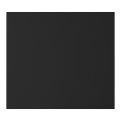 Porte de meuble de cuisine Stevia noir mat l. 40 cm x H. 36 cm GoodHome - Goodhome