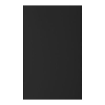 Porte de meuble de cuisine Stevia noir mat l. 45 cm x H. 72 cm GoodHome - Goodhome