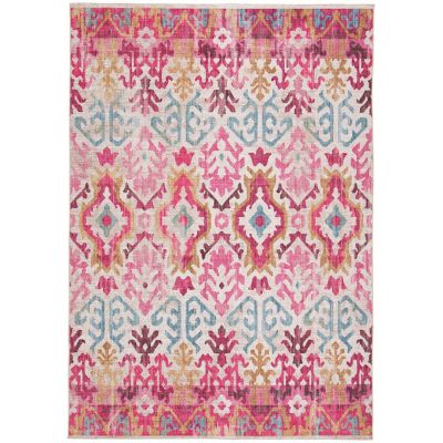 Tapis Dorsey GoodHome rose L.170 x L.120 cm