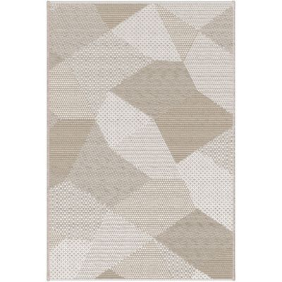 Tapis Burbridge GoodHome beige L.90 x l.60 cm