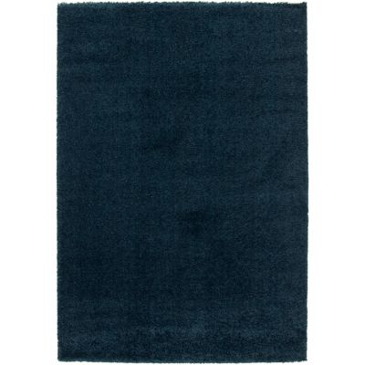 Tapis Coltrane bleu GoodHome L.90 x l.60 cm