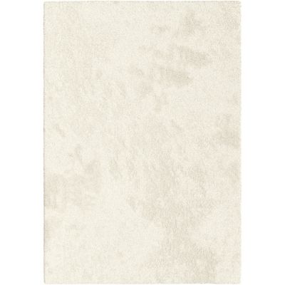 Tapis Manzo GoodHome blanc L.90 x l.60 cm