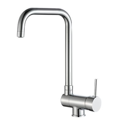 Mitigeur de cuisine rabattable chromé GoodHome Deltana - Goodhome