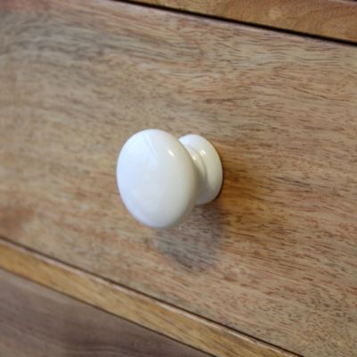 Bouton de meuble arrondi Belz Marron ?.45mm x L.45mm