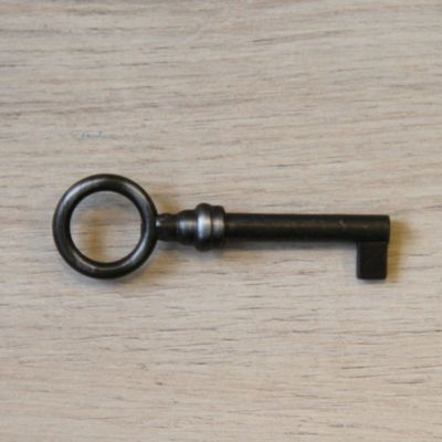 Poignée de meuble Rohan effet étain satin gris l.x H. entraxe mm