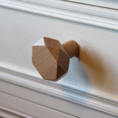 Bouton de meuble Kaorel naturel Ø5.1 x l.51 mm x h. 5.1 cm