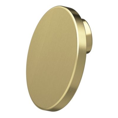 Bouton de meuble arrondi GoodHome Minzh or Ø3.5cm x l.3.5cm x h.2cm x p.2cm