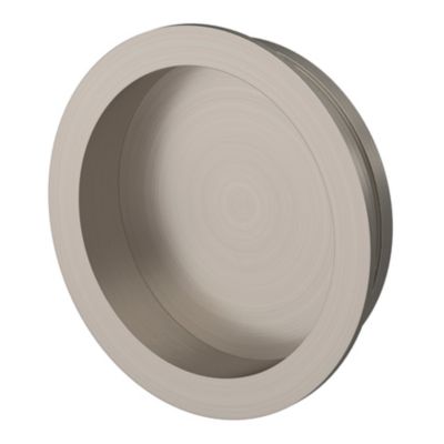 Bouton de meuble ovale GoodHome Minzh gris Ø3.5cm x l.2.5cm x h.2cm x p.2cm