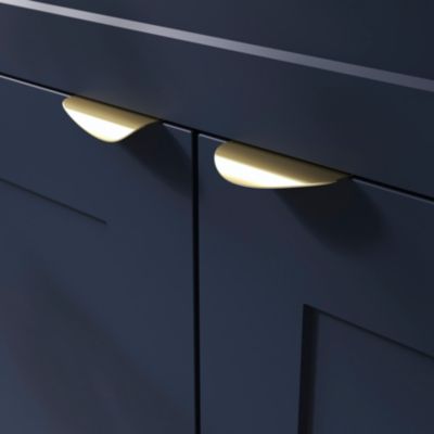 Bouton de meuble GoodHome Mehaban or Ø8cm x l.4.3cm x h.1.3cm x p.1.3cm