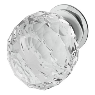 Bouton de meuble GoodHome Ruis gris Ø3.2cm x l.3.2cm x h.4.3cm x p.4.3cm