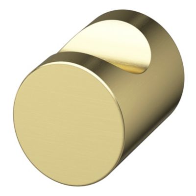 Bouton de meuble arrondi Dizel GoodHome effet or Ø2cm x H.2.5cm