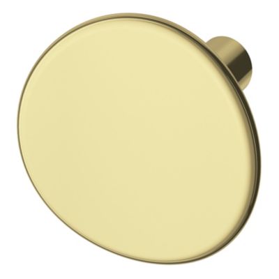 Bouton de meuble arrondi Meham GoodHome effet or Ø3.5cm x l.3.2cm x H.3cm