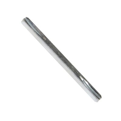 Carré de poignée de porte à goupilles acier ?7 mm H. 7 x L.110 mm gris