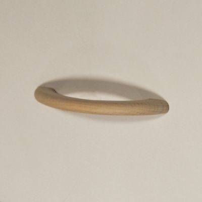 Poignée de meuble nœud Pine Bois Naturel l.123mm x H. 10mm entraxe 96mm