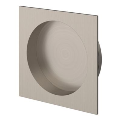 Bouton de meuble arrondi GoodHome Minzh bronze Ø3.5cm x l.3.5cm x h. 2cm x p.2cm