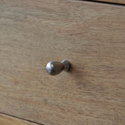 Bouton de meuble Maden noir Ø1.5cm x l.1.5cm x h. 1.5cm x p.2.5cm