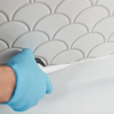 Colle mastic de scellement Volden 290 ml blanc